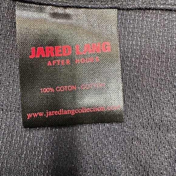 Jared Lang After Hours Long Sleeve Button Front Shirt Men's XL Navy/Black - Picture 11 of 12